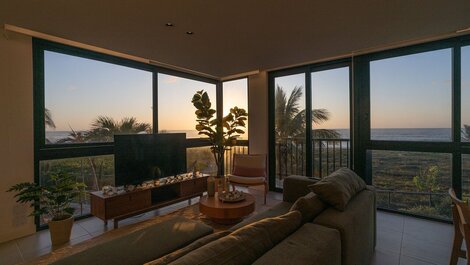 Hermoso apartamento 3/4, frente a la playa, vista al mar