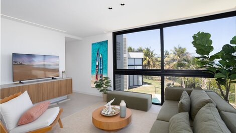 Hermoso apartamento 3/4, frente a la playa, vista al mar