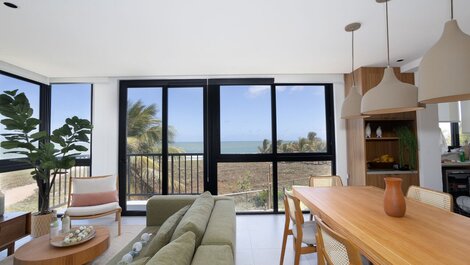 Hermoso apartamento 3/4, frente a la playa, vista al mar