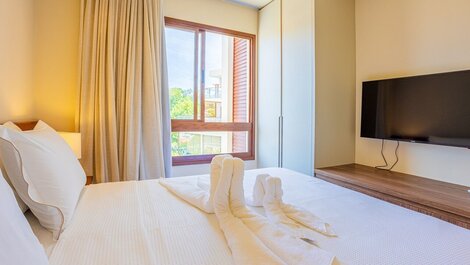 Bedroom and Living Room with Sea View - 50m from the Beach