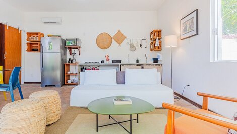 MSP04 Ótimo Quarto e Sala a 200m da Praia