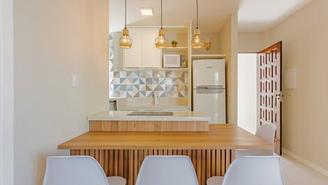 Maravilloso dormitorio y salón a 300 m de la playa.