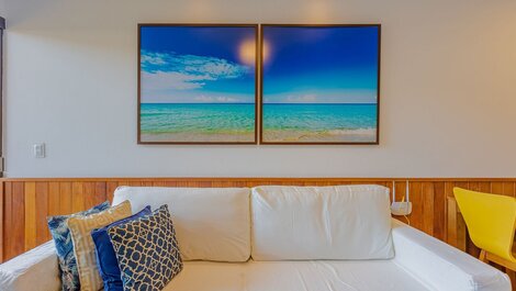 Excelente apartamento 3/4 en primera línea de playa