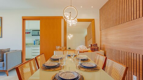 Excelente apartamento de 3 suites con vista al mar - Itacimirim