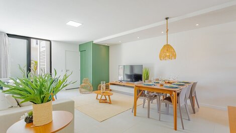 Maravilloso apartamento 2/4 - Pie en la arena