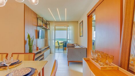 Excelente apartamento de 3 suites con vista al mar - Itacimirim