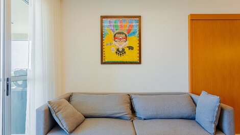 Excelente apartamento de 3 suites con vista al mar - Itacimirim