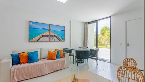 Maravilloso apartamento 2/4 - Pie en la arena