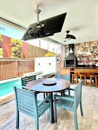 House with pool and private sauna, 4 bedrooms (all suites)