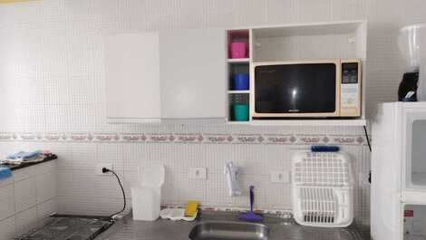 APARTMENT ON PRAIA GRANDE 100 METERS FROM THE SEA