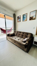 Loft en la arena, frente al mar de Aracaju, área de ocio en la azotea!