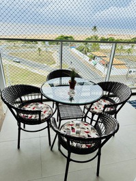 Loft en la arena, frente al mar de Aracaju, área de ocio en la azotea!