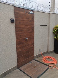 Zona de fiesta y ocio, casa con piscina en la ciudad de Rio Preto