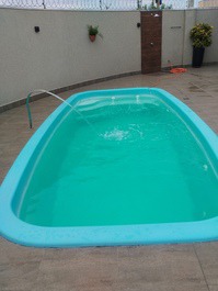 Zona de fiesta y ocio, casa con piscina en la ciudad de Rio Preto