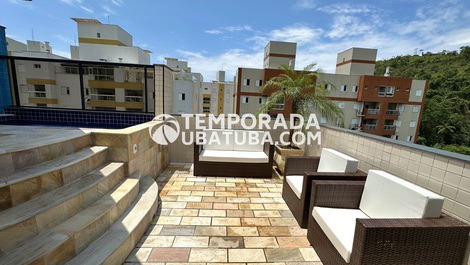 Cobertura piscina privativ 14 pessoas Praia Grande Ubatuba1299703-1510