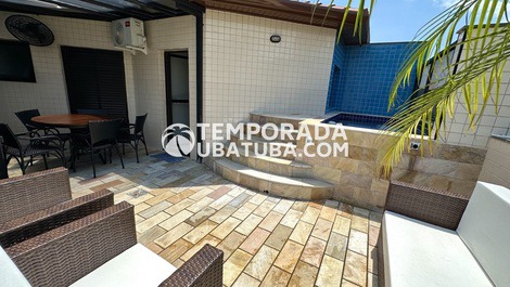 Cobertura piscina privativ 14 pessoas Praia Grande Ubatuba1299703-1510
