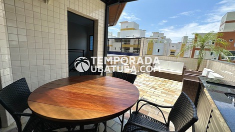 Cobertura piscina privativ 14 pessoas Praia Grande Ubatuba1299703-1510