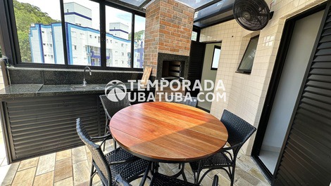 Cobertura piscina privativ 14 pessoas Praia Grande Ubatuba1299703-1510