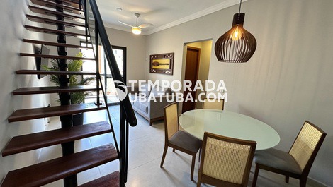 Cobertura piscina privativ 14 pessoas Praia Grande Ubatuba1299703-1510