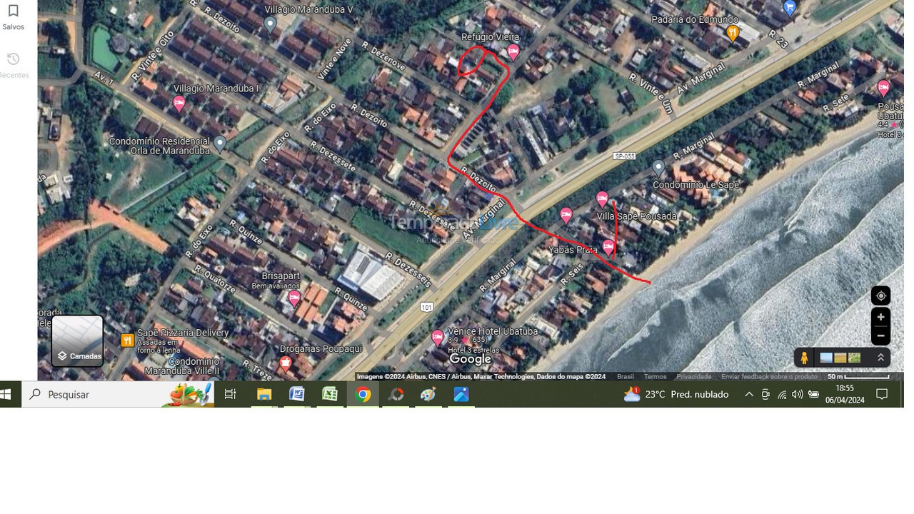 Casa para aluguel de temporada em Ubatuba (Maranduba)