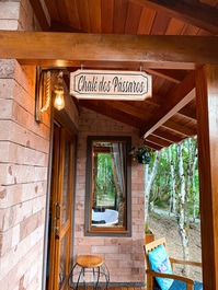 Luxury chalets with bathtub and fireplace at the top of the mountain, Urubici