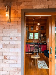 Luxury chalets with bathtub and fireplace at the top of the mountain, Urubici