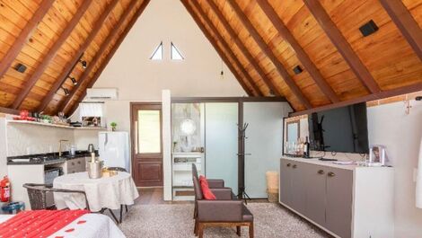 Cozinha completa no chalé