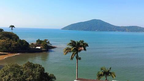 Vista da praia do matarazzo