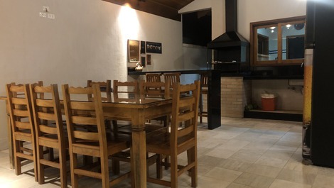 Área da churrasqueira 