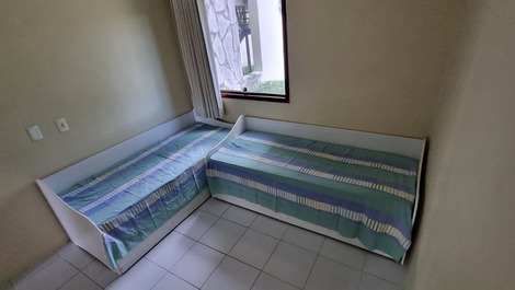 Quarto social, com bicamas 
