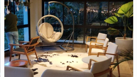 Área de estar do condomínio 