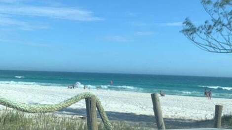 Beach house with private lagoon