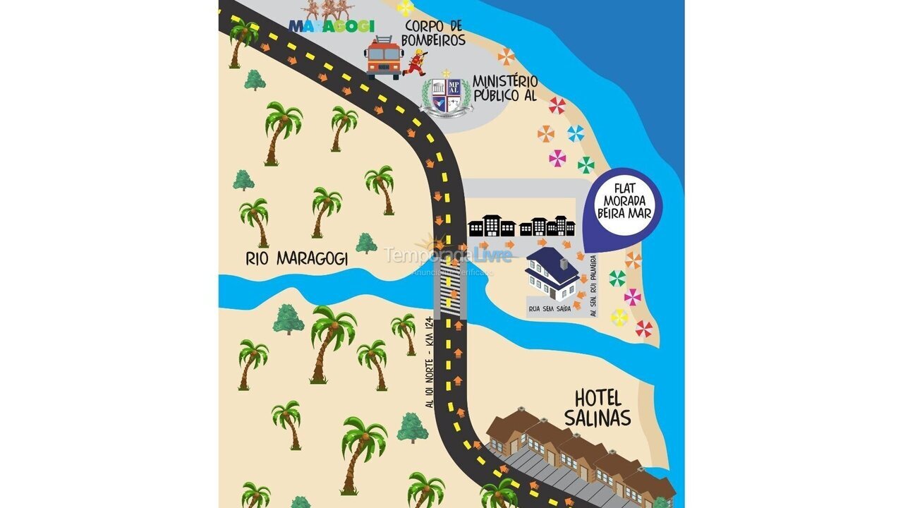 Apartment for vacation rental in Maragogi (Centro)