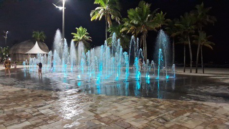 Apt foot in the sand, with beautiful view of the sea, city Ocian Praia Grande