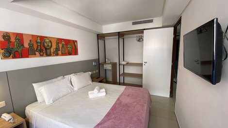 - Marinas Flat - Excelente localização na orla de...