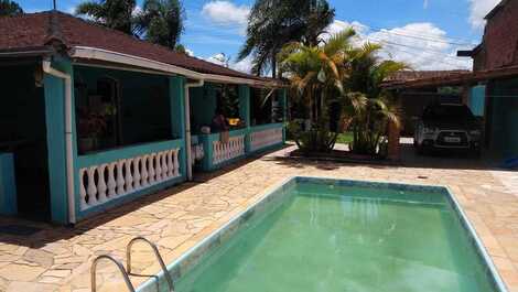 Rent Ibiúna farmhouse with 2 ponds fishing.and laser boat and paddle boat