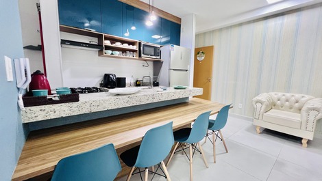 Apartamento Ubatuba Praia Grande Aire Acondicionado/Barbacoa Privada