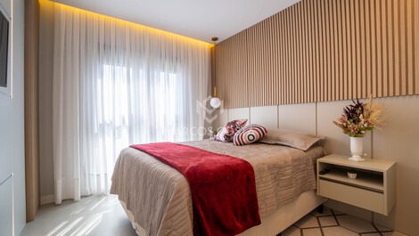 Apartamento com 2 suítes na praia de Canto Grande (AL07)