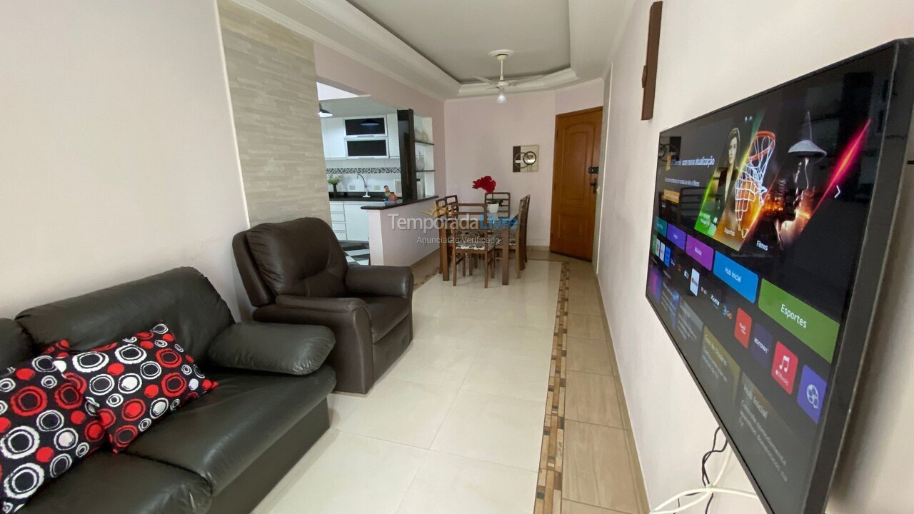 Apartamento para aluguel de temporada em Praia Grande (Aviação)