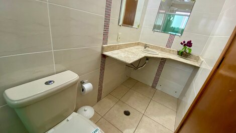 A205 - Apto Vista Mar, Suíte e Churrasqueira