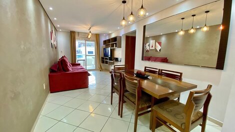 G024 - Vista mar| Suíte |Churrasqueira| Wi-Fi e AC