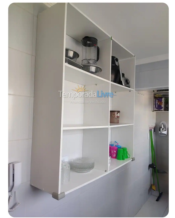 Apartamento para aluguel de temporada em Praia Grande (Praia do Caiçara)