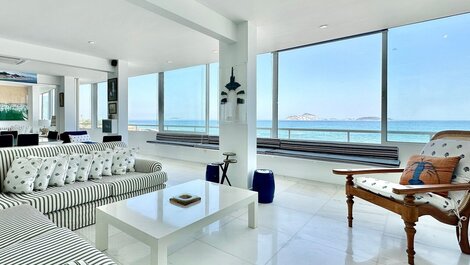 Apartamento de luxo com vista panorâmica do mar no Arpoador para...