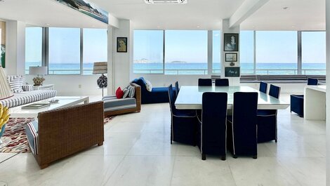 Apartamento de luxo com vista panorâmica do mar no Arpoador para...