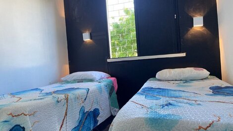 Apartamento a 900m de la playa con aire acondicionado.