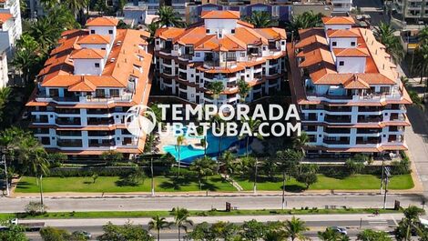 Apto 3 dorms FRENTE MAR Grand Bali Praia Grande, Ubatuba- 1299703-1510