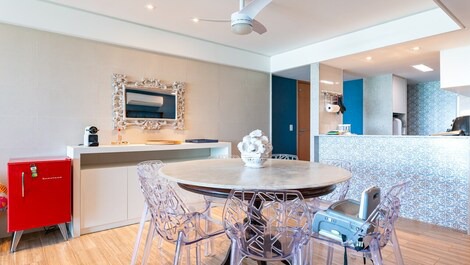 Flat beira-mar no Polinésia | Muro Alto - PE