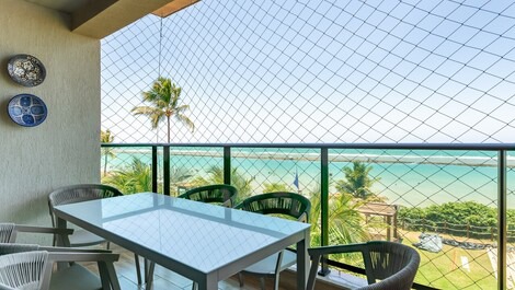 Flat beira-mar no Polinésia | Muro Alto - PE