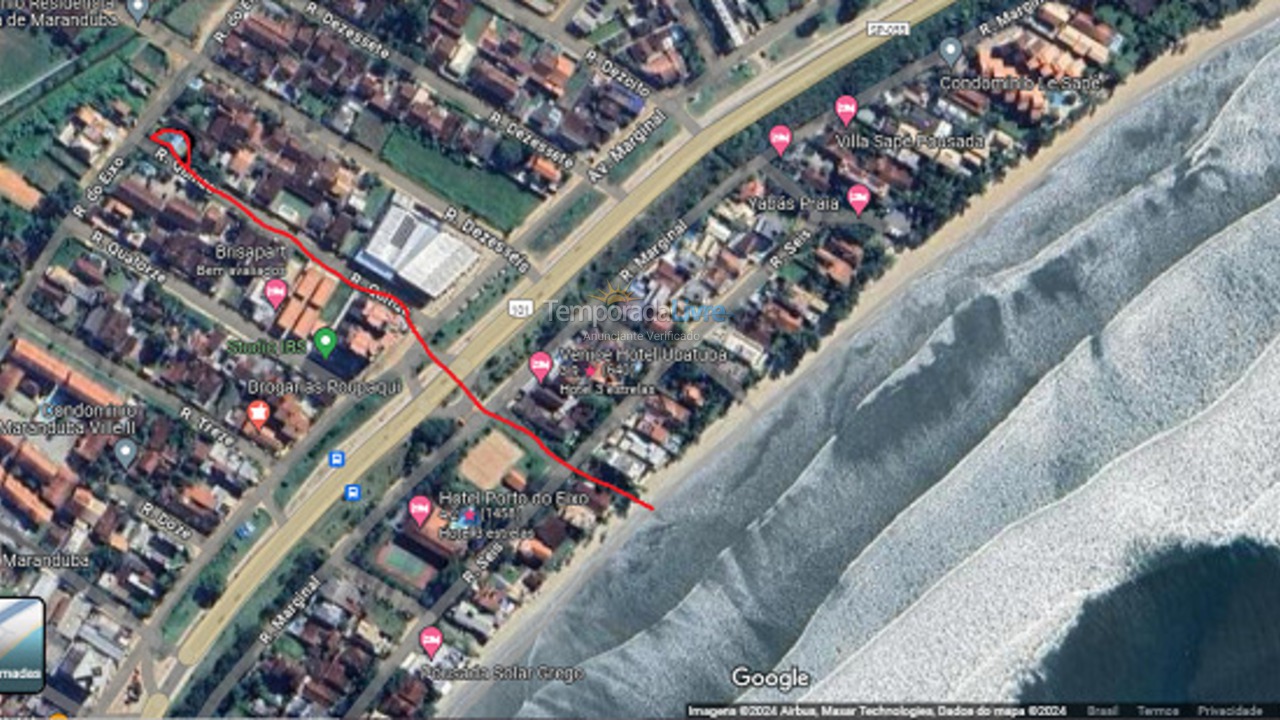 House for vacation rental in Ubatuba (Praia do Sape)