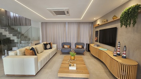 Guarajuba - Casa de 7 habitaciones junto al mar